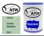 Preview: Volvo, Green Metallic, 540: 500ml Lackdose, von ATW Autoteile West.